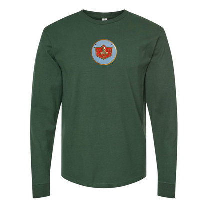 Men's DeSoto Logo Cotton Long Sleeve T-Shirt