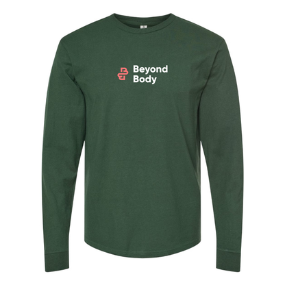 Men's Byond Body Logo Cotton Long Sleeve T-Shirt