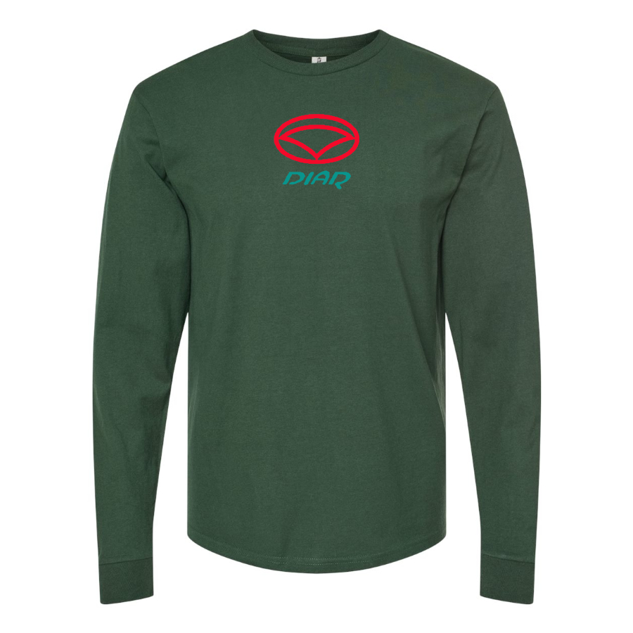 Men's Diar Motors Logo Cotton Long Sleeve T-Shirt