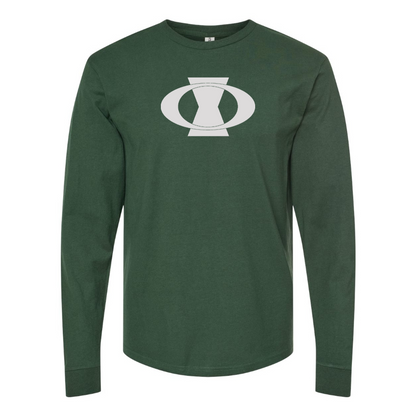 Men's Oltena Logo Cotton Long Sleeve T-Shirt