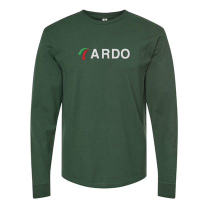 Men's Ardo Logo Cotton Long Sleeve T-Shirt