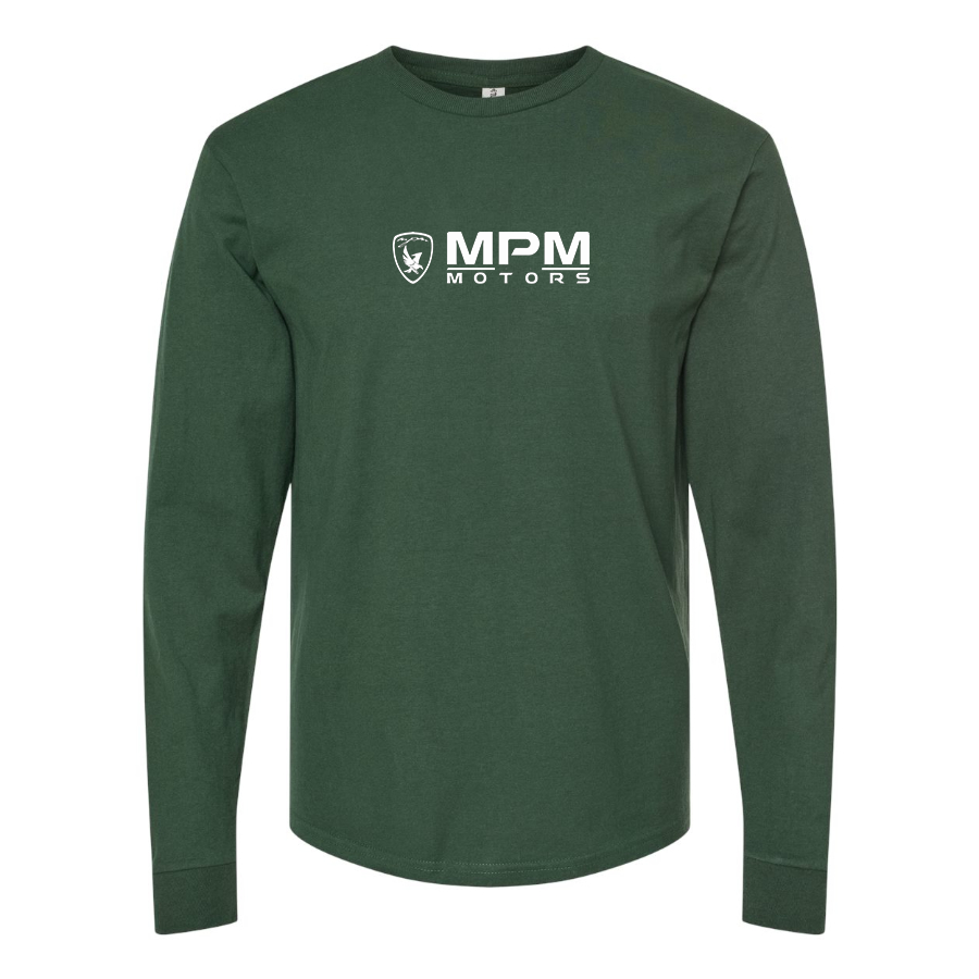 Men's MPM-Motors  Logo Cotton Long Sleeve T-Shirt