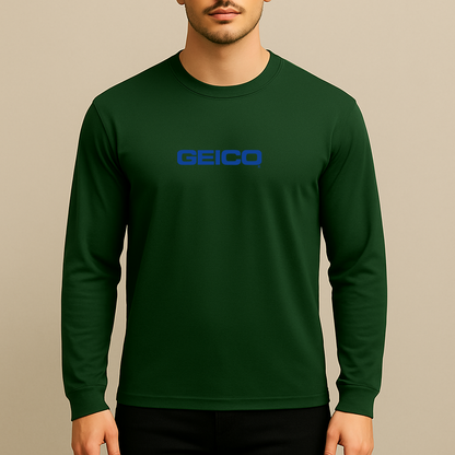 Men's Geico Logo Long Sleeve T-Shirt