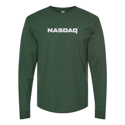 Men's Nasdaq Logo Cotton Long Sleeve T-Shirt