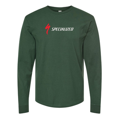 Men's Specialized Logo Cotton Long Sleeve T-Shirt