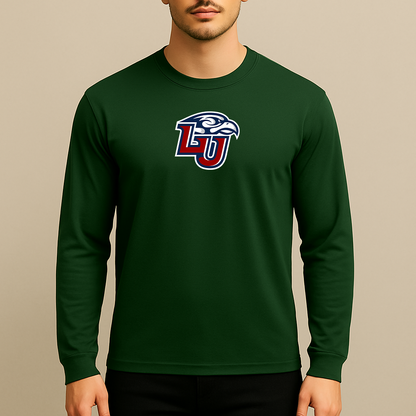 Men's Liberty Flames Logo Long Sleeve T-Shirt
