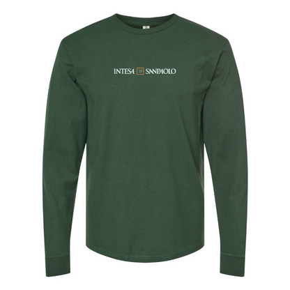 Men's  Intesa  Logo Cotton Long Sleeve T-Shirt