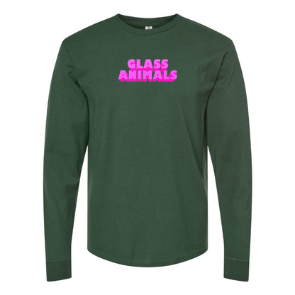 Men's Glass Animals Logo Cotton Long Sleeve T-Shirt