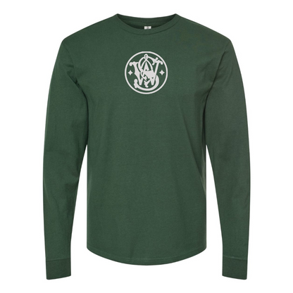 Men's Smith and Wesson Symbol Logo Cotton Long Sleeve T-Shirt