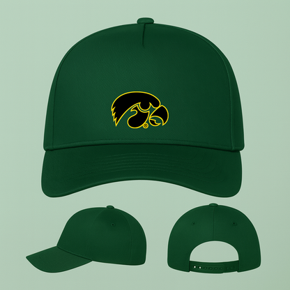 Iowa Hawkeyes Logo Five Panel Twill Snapback Cap