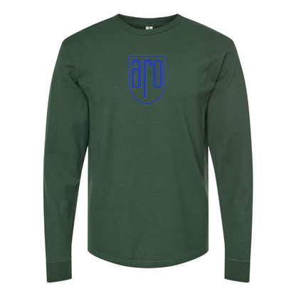 Men's ARO Logo Cotton Long Sleeve T-Shirt
