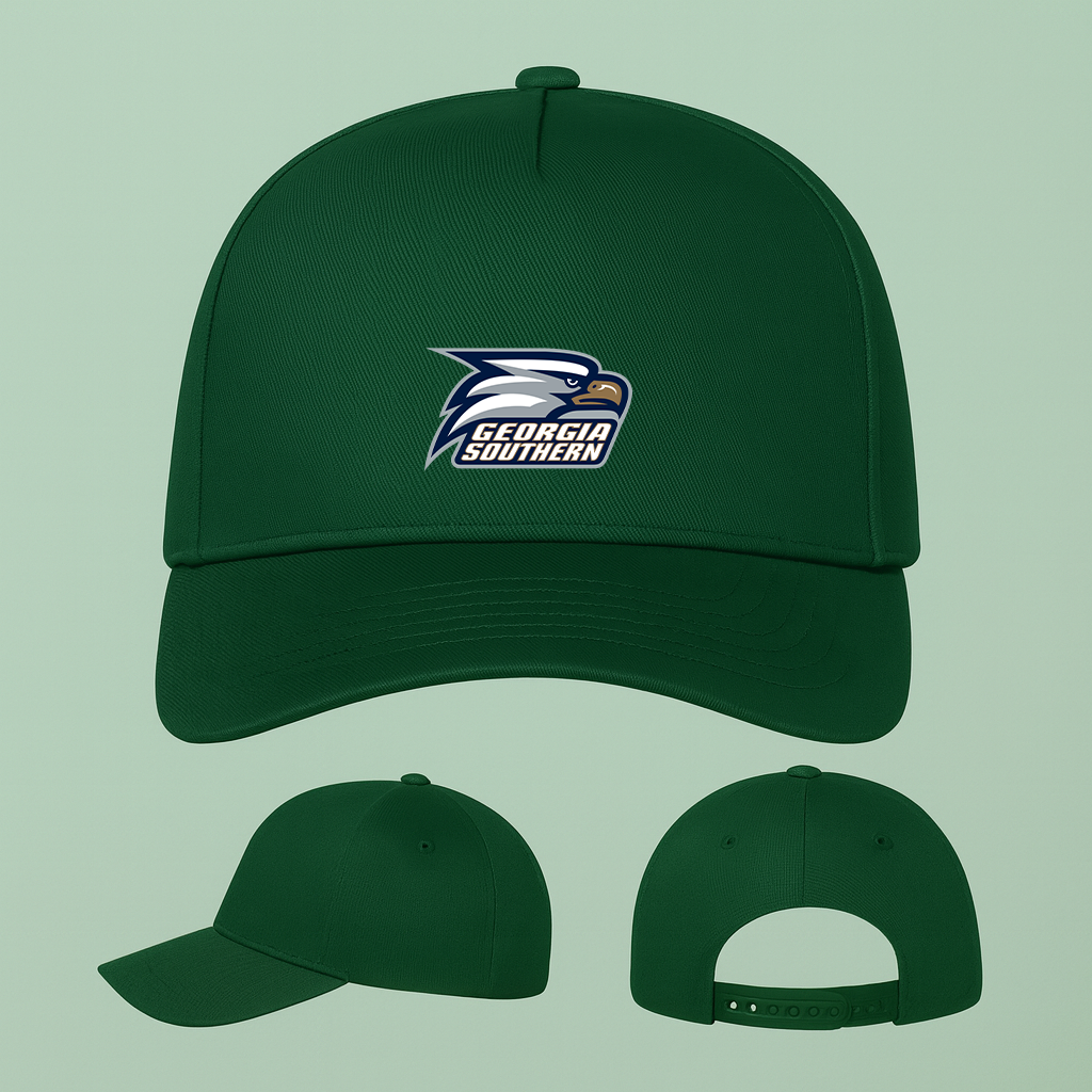 George Georgia Southern Eagles Logo Five Panel Twill Snapback Cap