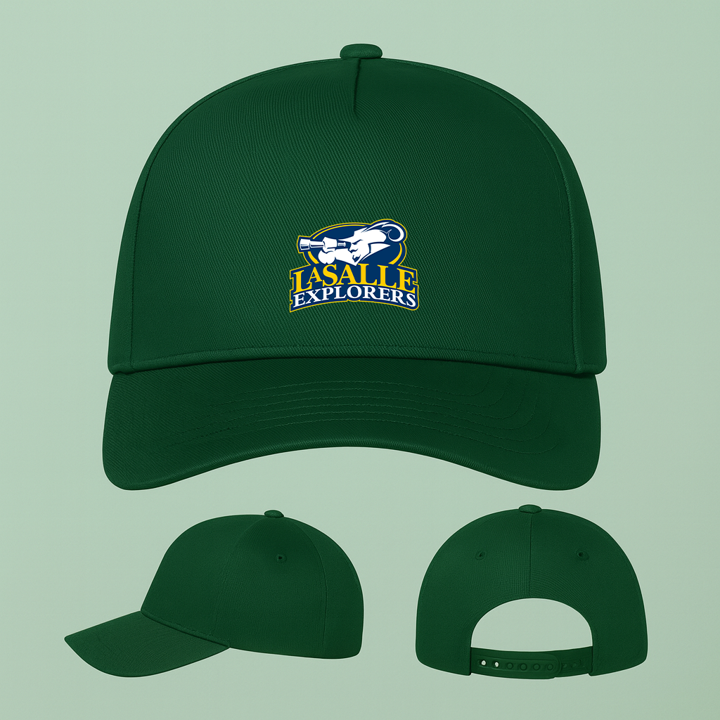 La Salle Explorers Logo Five Panel Twill Snapback Cap