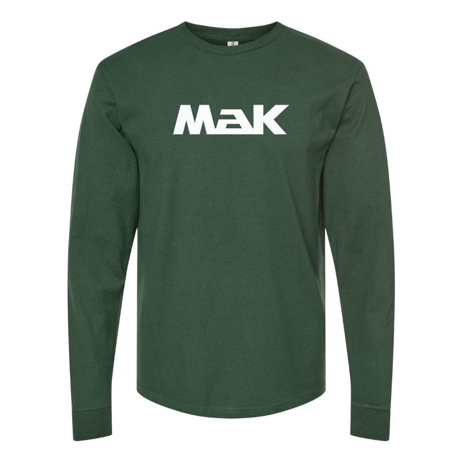 Men's Maschinenbau Kiel Logo Cotton Long Sleeve T-Shirt