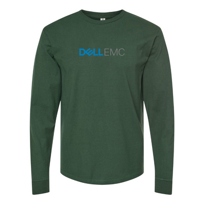 Men's EMC Logo Cotton Long Sleeve T-Shirt
