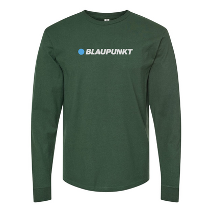 Men's Blaupunkt Logo Cotton Long Sleeve T-Shirt