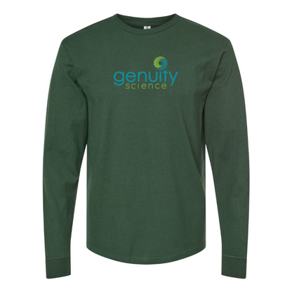 Men's Genuity Science  Logo Cotton Long Sleeve T-Shirt