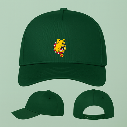 Ferris State Bulldogs Logo Five Panel Twill Snapback Cap