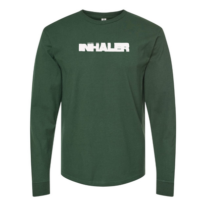 Men's Inhaler  Logo  Cotton Long Sleeve T-Shirt