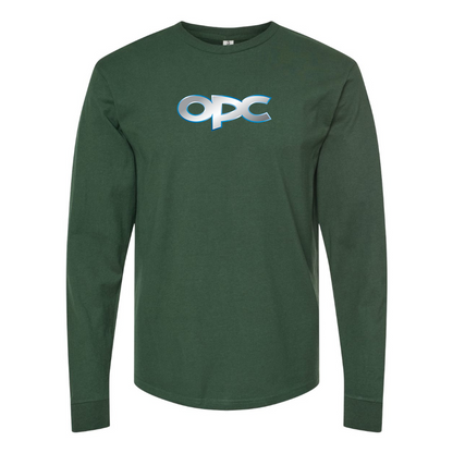 Men's Opel Performance Center Logo Cotton Long Sleeve T-Shirt