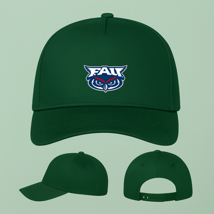 Florida Atlantic Owls Logo Five Panel Twill Snapback Cap