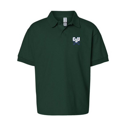 Youth  CSU Buccaneers   Gildan Dry Blend Jersey Polo