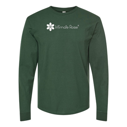 Men's Intimate Rose   Logo  Cotton Long Sleeve T-Shirt