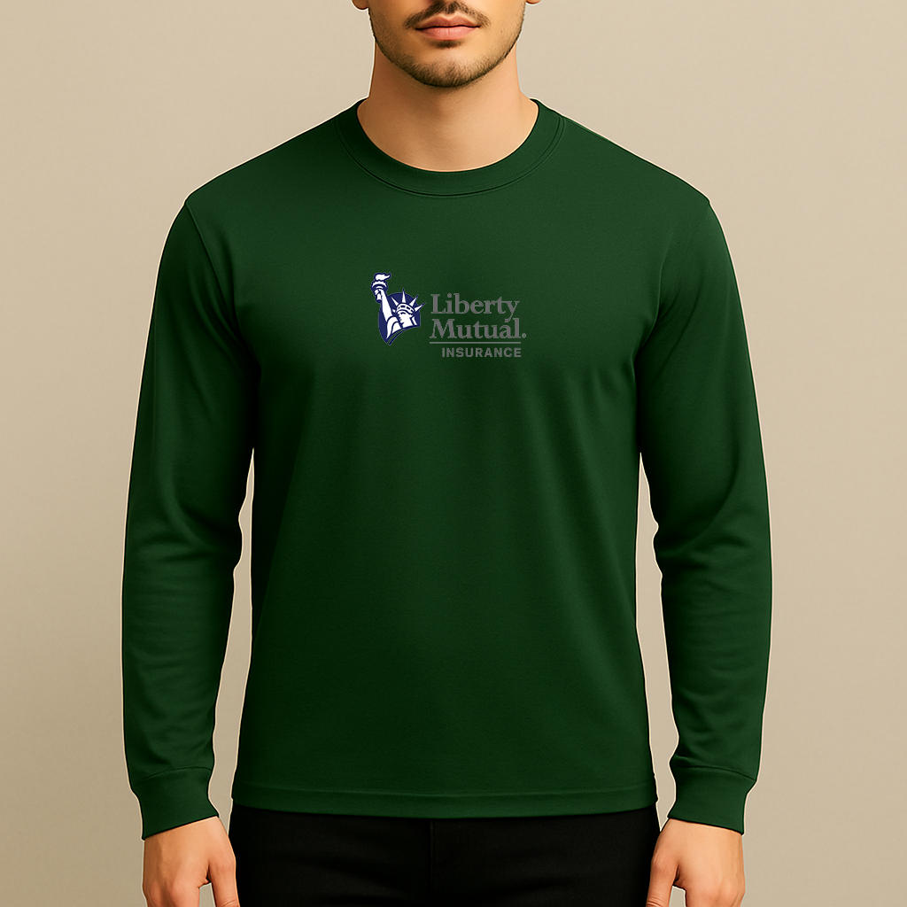 Men's Liberty Mutual Insurance Logo Long Sleeve T-Shirt