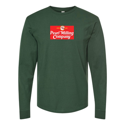 Men's Aunt Jemima Logo Cotton Long Sleeve T-Shirt