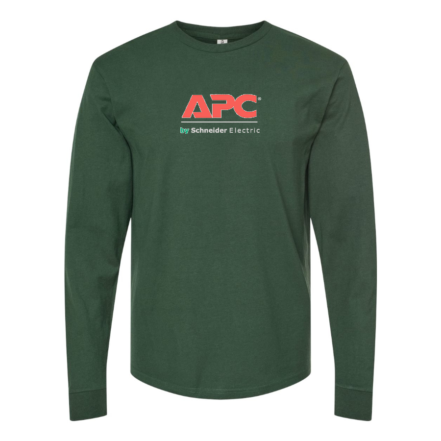 Men's APC  Logo Cotton Long Sleeve T-Shirt