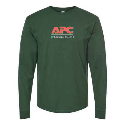 Men's APC  Logo Cotton Long Sleeve T-Shirt
