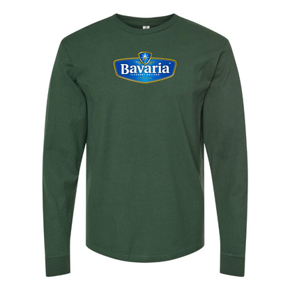 Men's Bavaria Logo Cotton Long Sleeve T-Shirt