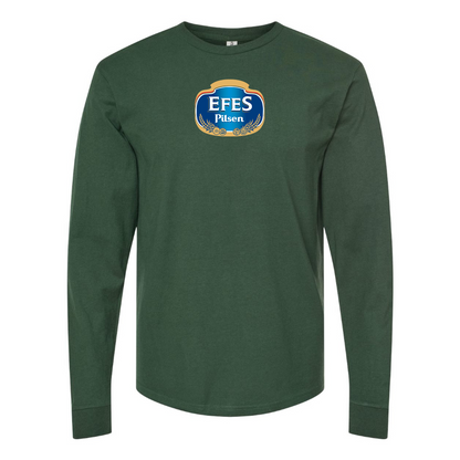 Men's Efes Logo Cotton Long Sleeve T-Shirt