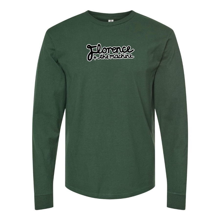 Men's Florence and the Machine Logo Cotton Long Sleeve T-Shirt