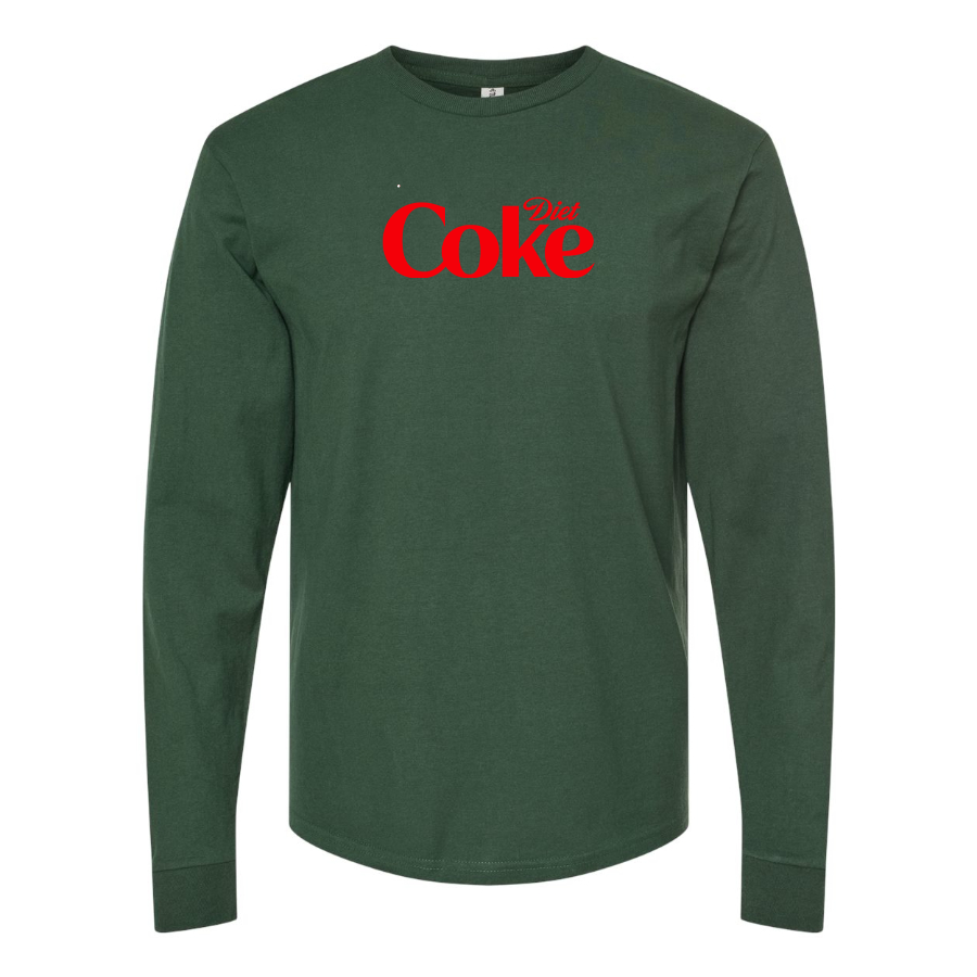 Men's Diet Coke Logo Cotton Long Sleeve T-Shirt