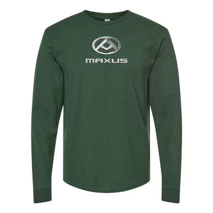 Men's Maxus Logo Cotton Long Sleeve T-Shirt