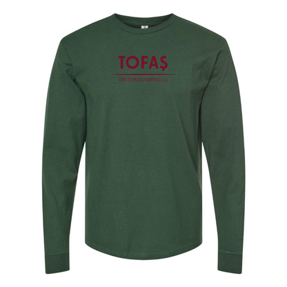 Men's Tofas Logo Cotton Long Sleeve T-Shirt