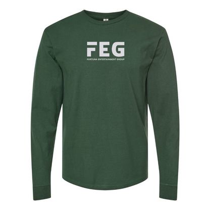 Men's FEG Logo Cotton Long Sleeve T-Shirt