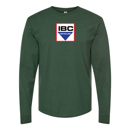 Men's IBC Vehicles Logo Cotton Long Sleeve T-Shirt