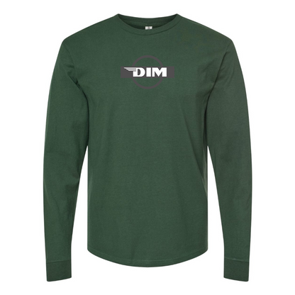 Men's DIM Motor Logo Cotton Long Sleeve T-Shirt