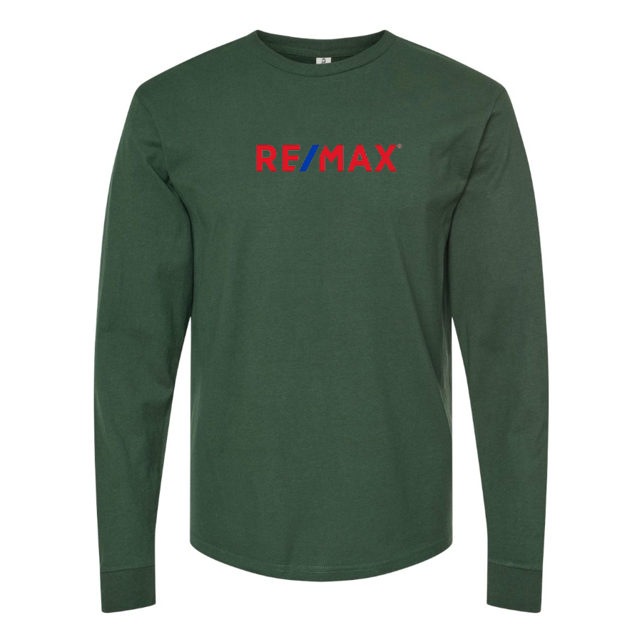 Men's ReMax Logo Cotton Long Sleeve T-Shirt
