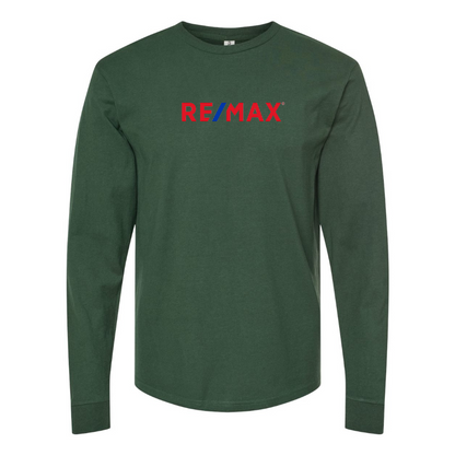 Men's ReMax Logo Cotton Long Sleeve T-Shirt