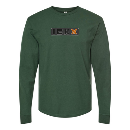 Men's ICKX Logo Cotton Long Sleeve T-Shirt