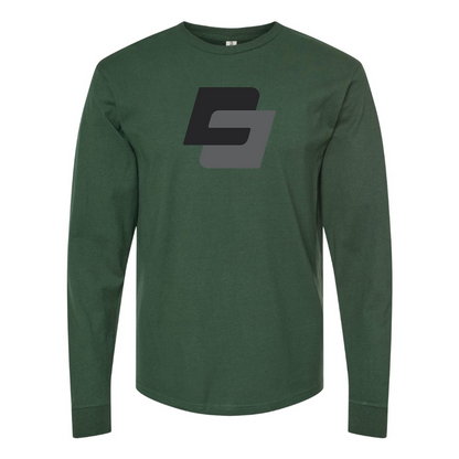 Men's DSD Logo Cotton Long Sleeve T-Shirt