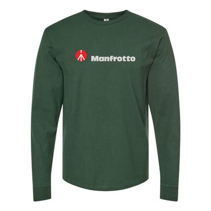 Men's Manfrotto Logo Cotton Long Sleeve T-Shirt