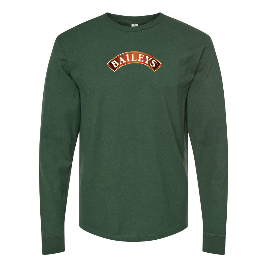 Men's Baileys Logo Cotton Long Sleeve T-Shirt