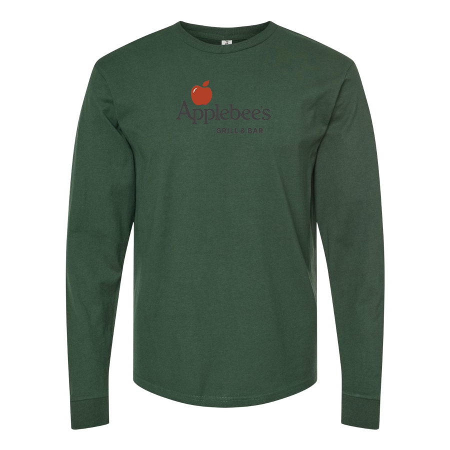Men's Applebees Logo Cotton Long Sleeve T-Shirt