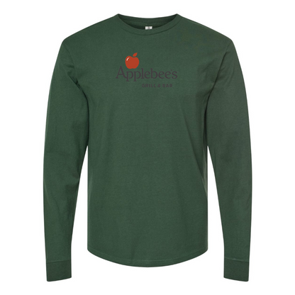 Men's Applebees Logo Cotton Long Sleeve T-Shirt