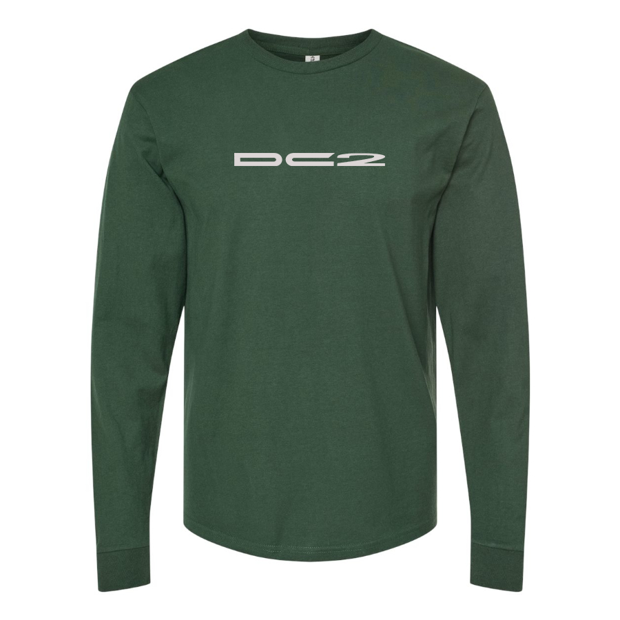 Men's DC2 Logo Cotton Long Sleeve T-Shirt