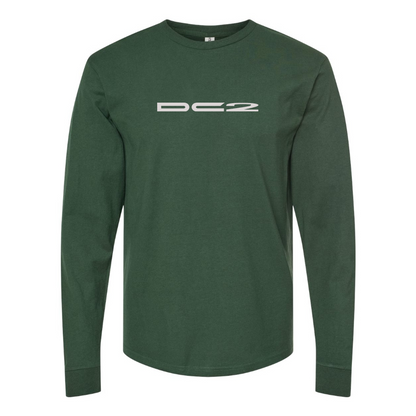 Men's DC2 Logo Cotton Long Sleeve T-Shirt